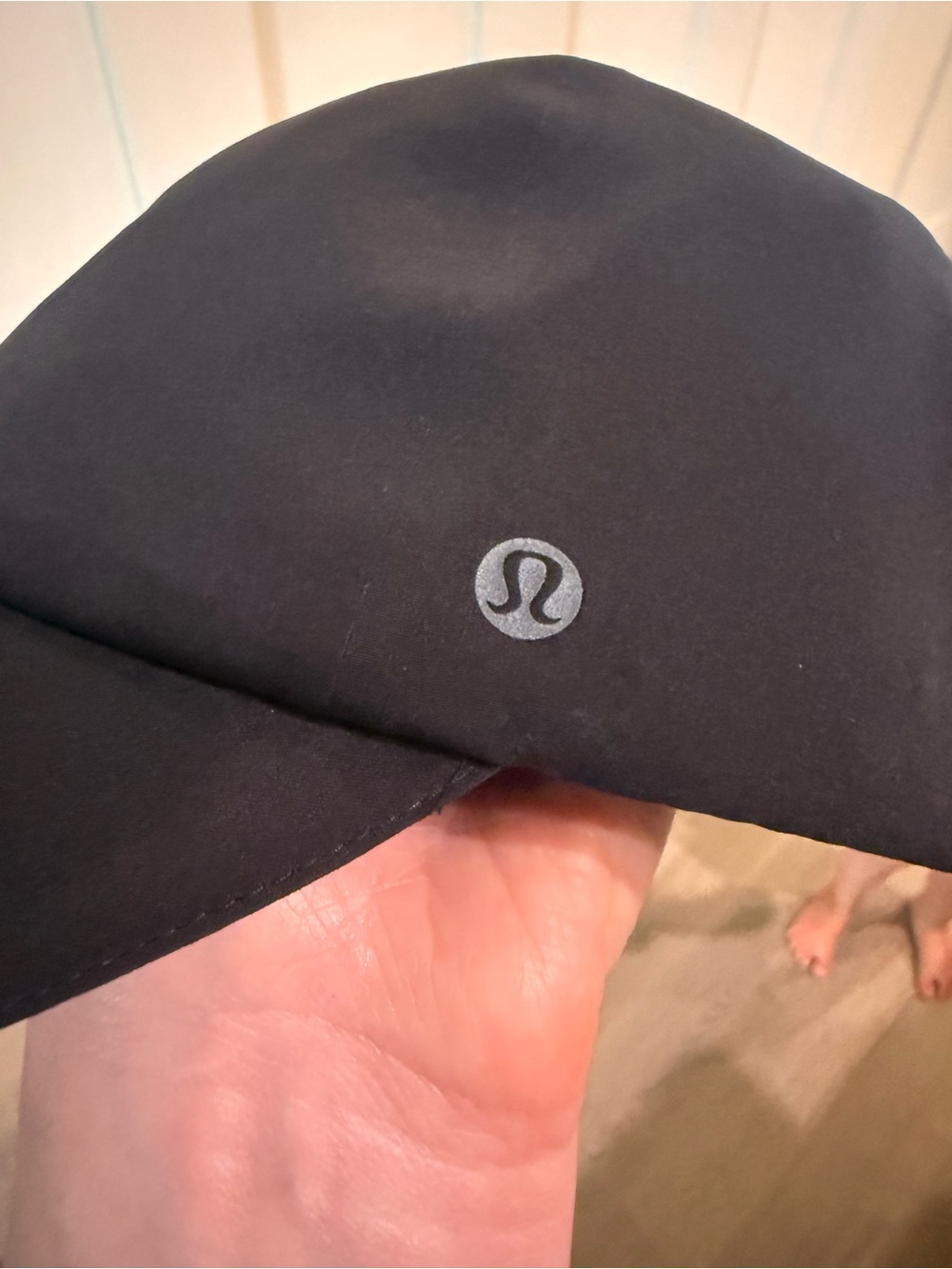lululemon athletica Black Reflective Logo Performance Hat